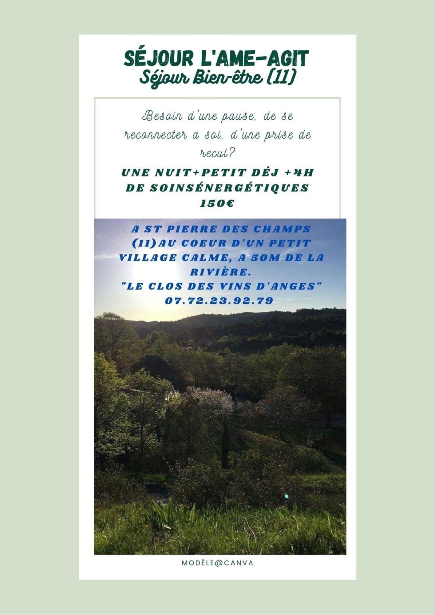 Chambre D'Hote Au Jardin Le Clos Des Vins D'Anges Saint-Pierre-des-Champs Esterno foto