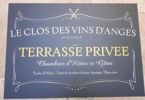Chambre D'Hote Au Jardin Le Clos Des Vins D'Anges Saint-Pierre-des-Champs Esterno foto